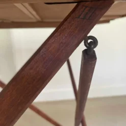 Ensemble de terrasse d'extérieur authentique français, 5 chaises et une table