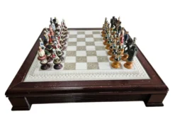 Ensembles d'échecs de collection Raj de Franklin Mint, années 1970.