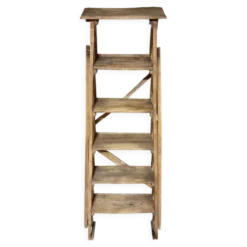Escabeau bois ancien rénové