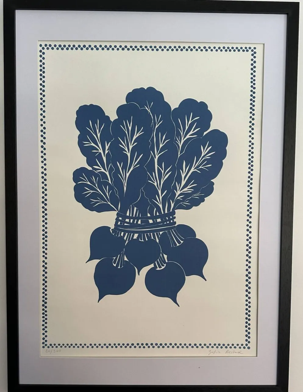 Estampe, litographie de Zofia Rostad