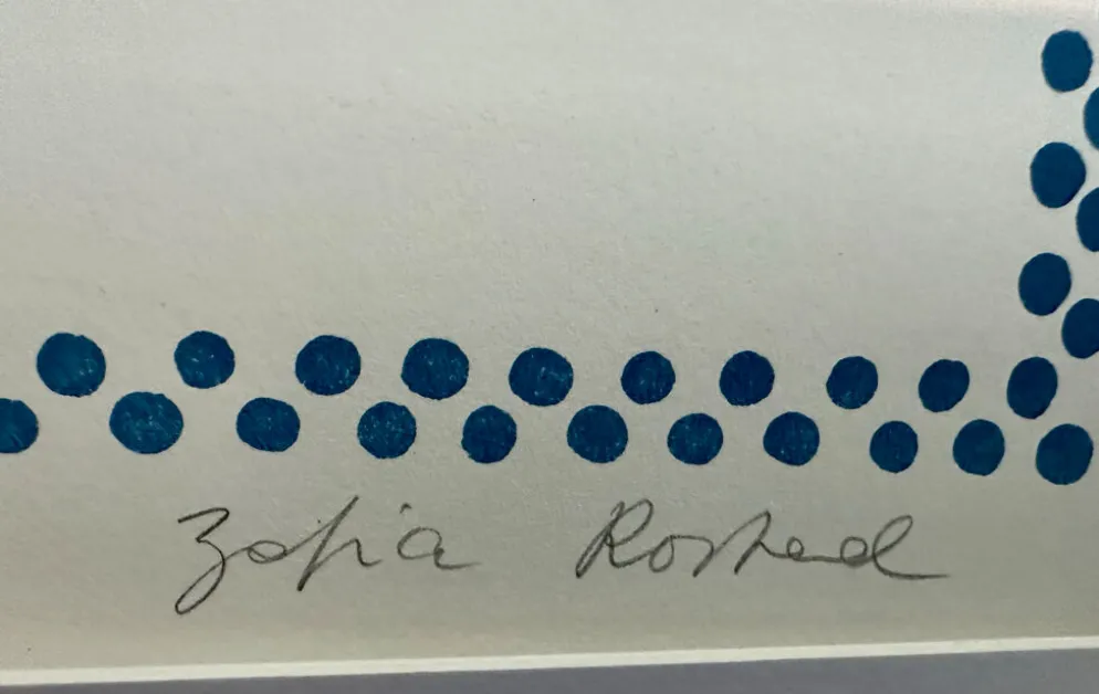 Estampe, litographie de Zofia Rostad