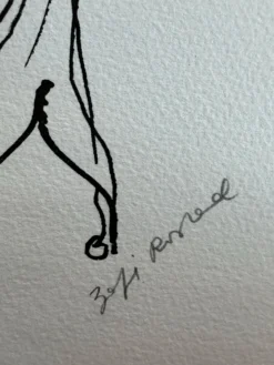 Estampe, litographie originale de Zofia Rostad