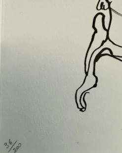Estampe, litographie originale de Zofia Rostad