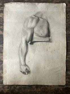 Etude antomique néo classique d’atelier fin 19e, Paris Montparnasse