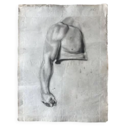 Etude antomique néo classique d’atelier fin 19e, Paris Montparnasse