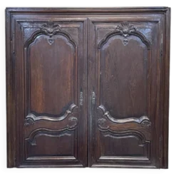 Façade de buffet XVIIIème en chêne