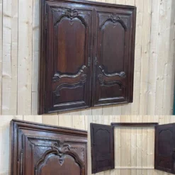 Façade de buffet XVIIIème en chêne