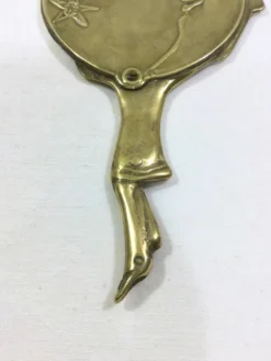 Face à main bronze « pierrot » 12x22cm