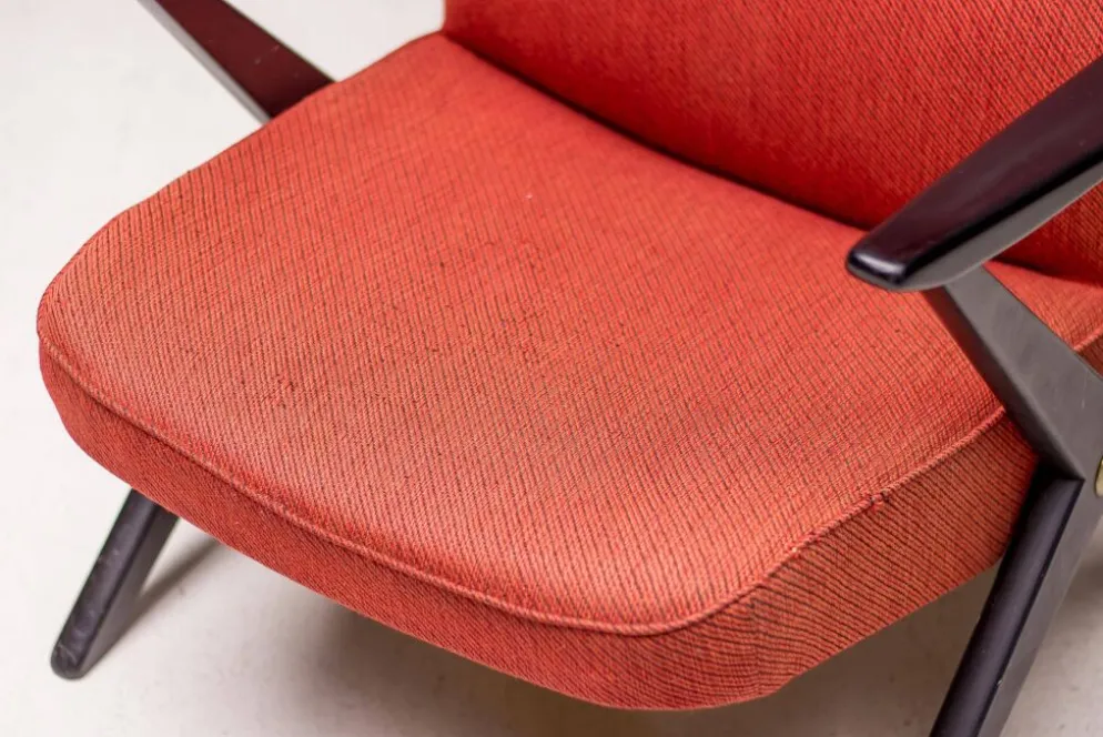 Fauteuil Bengt Ruda, Triva, hêtre laqué noir, 1950