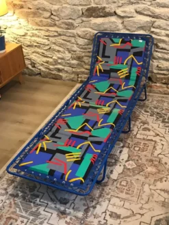 Fauteuil / chaise longue Lafuma vintage – années 70