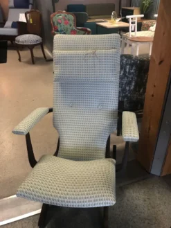 Fauteuil détente à bascule tissu compatible pour l extérieur