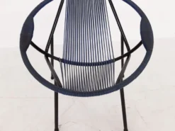 Fauteuil extérieur en fil du milieu du siècle