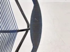 Fauteuil extérieur en fil du milieu du siècle