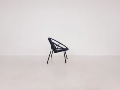 Fauteuil extérieur en fil du milieu du siècle