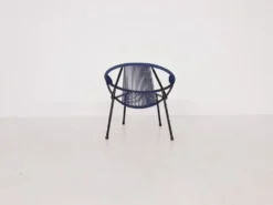 Fauteuil extérieur en fil du milieu du siècle