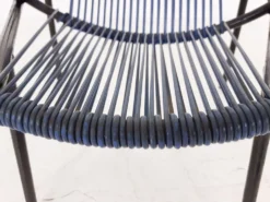 Fauteuil extérieur en fil du milieu du siècle