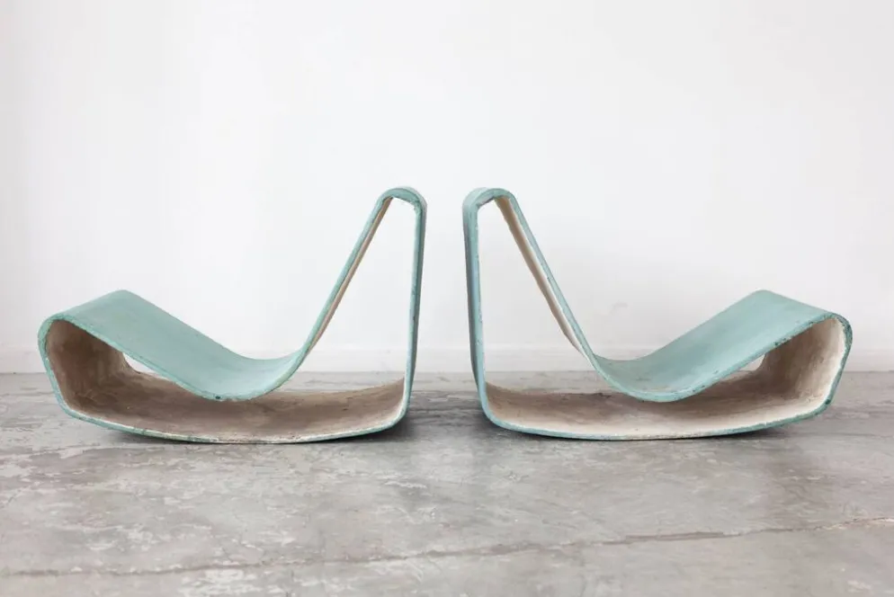 Fauteuil Loop par Willy Guhl