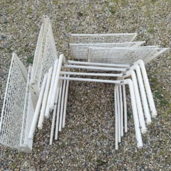 Fauteuils de jardin métallique vintage
