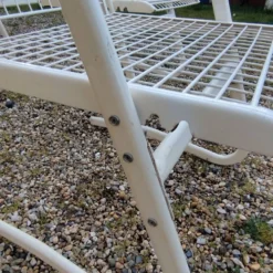 Fauteuils de jardin métallique vintage