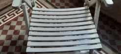 4 fauteuils de jardin pliants R Gleizes
