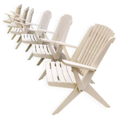 Fauteuils de jardin pliants vintage 1970