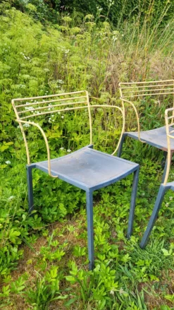 10 fauteuils "Piccolo" Pascal Mourgue pour Fermob
