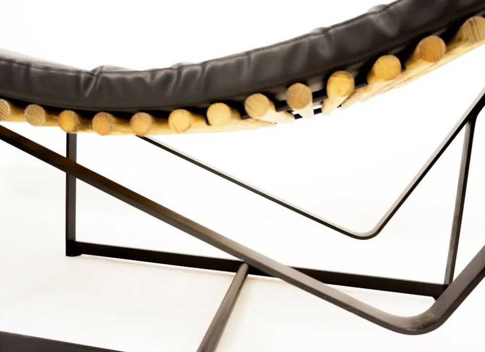 Fauteuil Spine Back Lounge de Peter Strassl, 1978