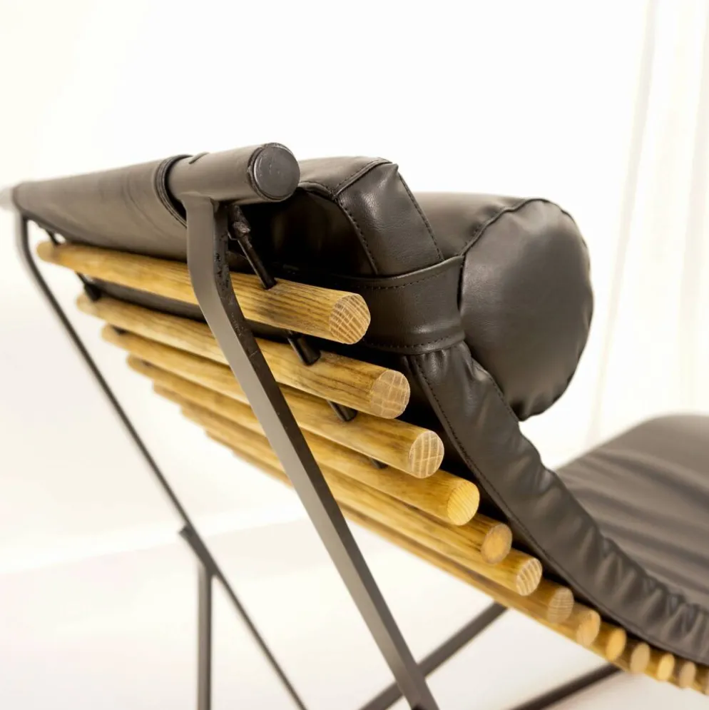 Fauteuil Spine Back Lounge de Peter Strassl, 1978