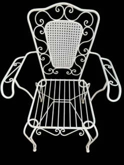 4 fauteuils Provençaux en fer forgé 60’s