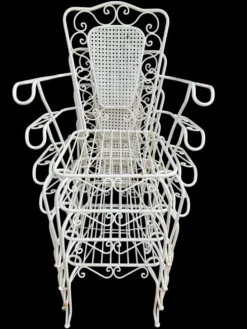 4 fauteuils Provençaux en fer forgé 60’s