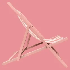 Fauteuil transat pliant vintage