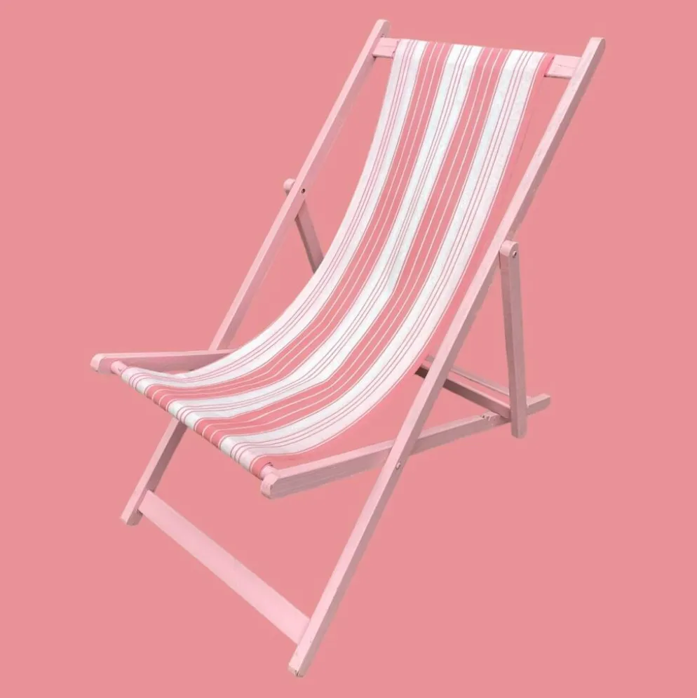 Fauteuil transat pliant vintage