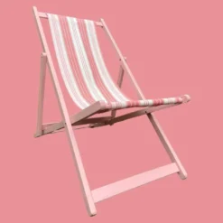 Fauteuil transat pliant vintage