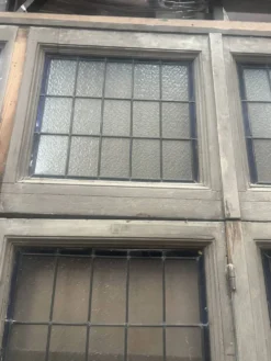 Fenêtre a imposte en vitrail Art Déco vers 1900 XX siècle