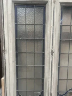 Fenêtre a imposte en vitrail Art Déco vers 1900 XX siècle