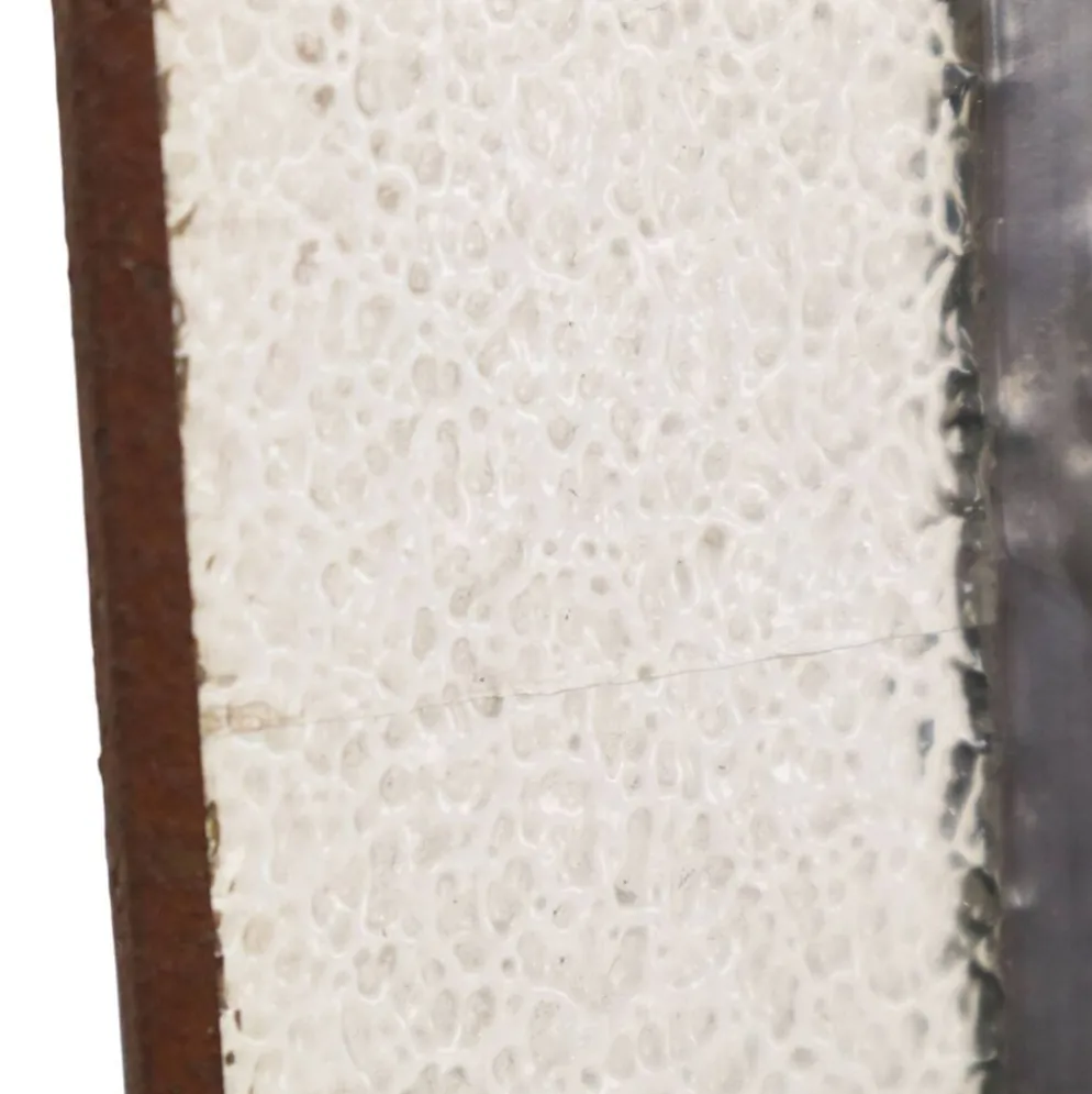 Fenêtre en vitrail géométrique Art Déco 85x24cm