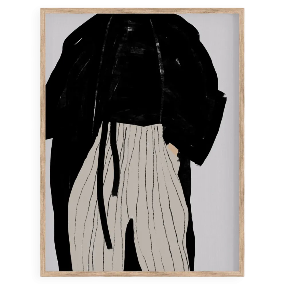 Figure féminine giclée art print, 50x70cm