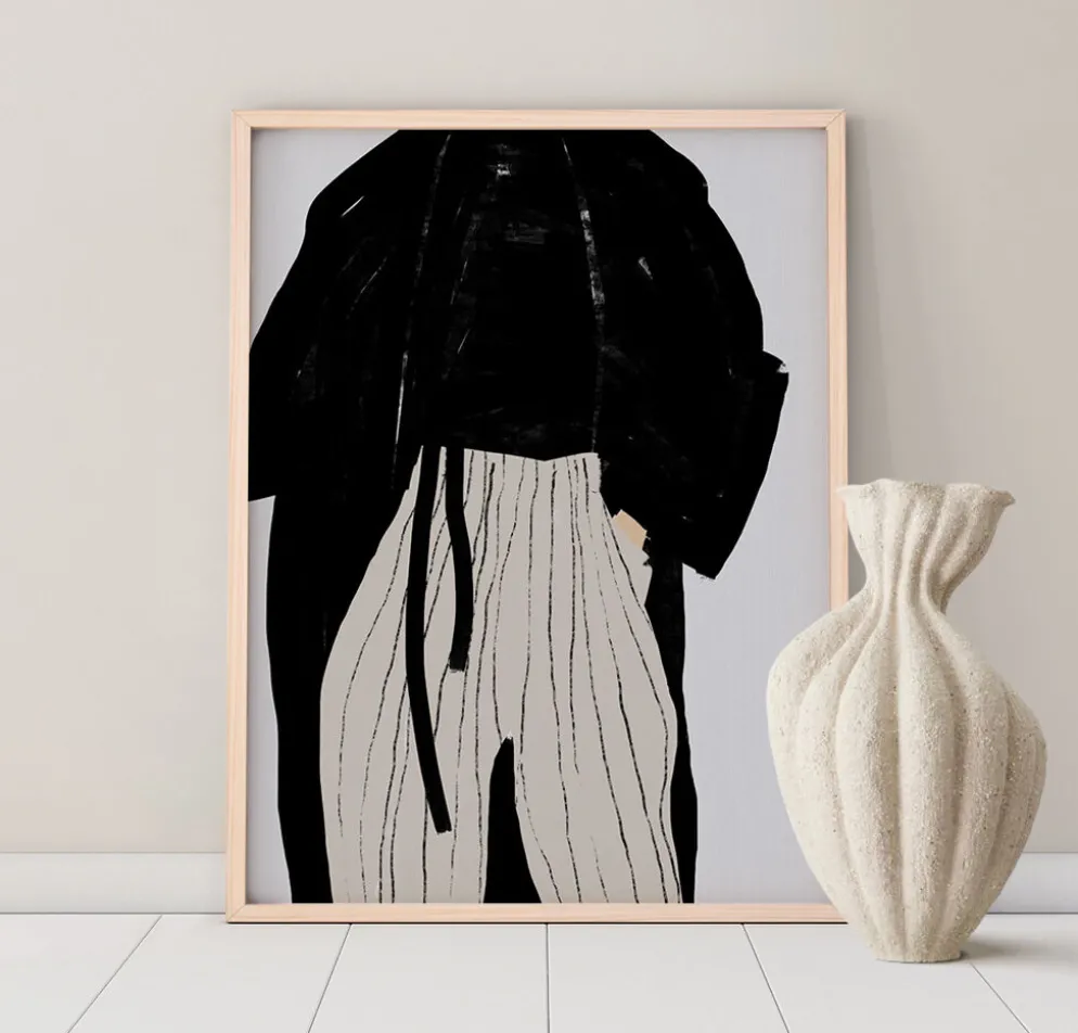 Figure féminine giclée art print, 50x70cm