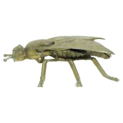 Figurine cendrier en cuivre plaqué vintage Italie années soixante