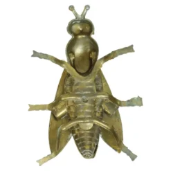 Figurine cendrier en cuivre plaqué vintage Italie années soixante