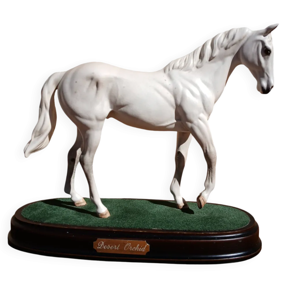 Figurine Cheval Beswick "Desert Orchid" Vintage