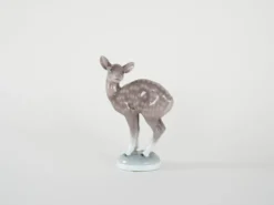 Figurine de cerf en porcelaine, design danois, années 1970, fabricant : Bing & Grøndah
