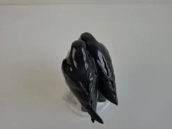 Figurine de pingouin en porcelaine tchèque Art Déco par Pfeiffer & Löwenstein, 1930