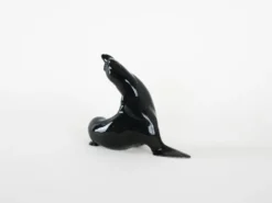 Figurine d'otarie en porcelaine, design danois, années 1970, fabricant : Bing & Grø