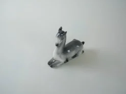 Figurine en céramique de cerf, design danois, années 1970, production : Danemark