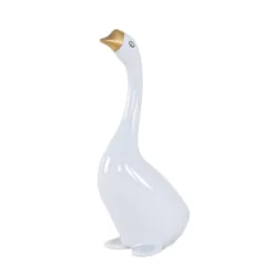 Figurine en porcelaine de oie, design hongrois, années 1960, fabriquée par Holloháza.