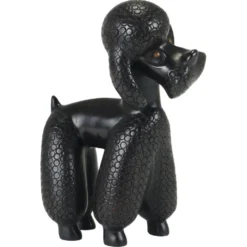 Figurine Sculpture Caniche Charmante par Leopold Anzengruber, Autriche, Années 1950