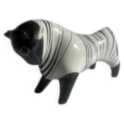 Figurine taureau en porcelaine Cmielow années 60