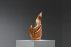Forme sculpturale en chêne solide