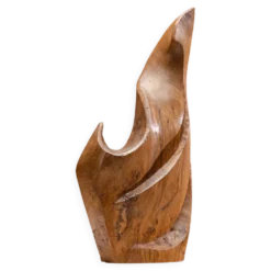 Forme sculpturale en chêne solide